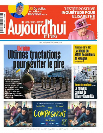 Aujourd’hui en France - 21 Février 2022