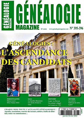 Généalogie N°395-396 - Janvier-Février 2022