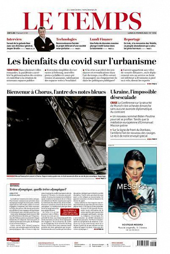 Le Temps - 21 Février 2022