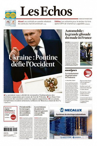 Les Echos du Mardi 22 Février 2022