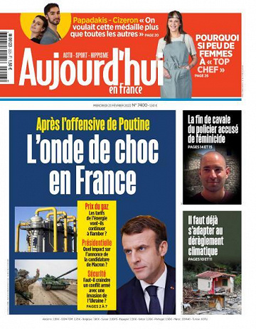 Aujourd’hui en France - 23 Février 2022