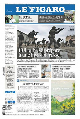 Le Figaro du Jeudi 24 Février 2022
