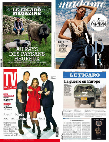 Pack Le Figaro et ses 3 suppléments - Vendredi 25 Février 2022