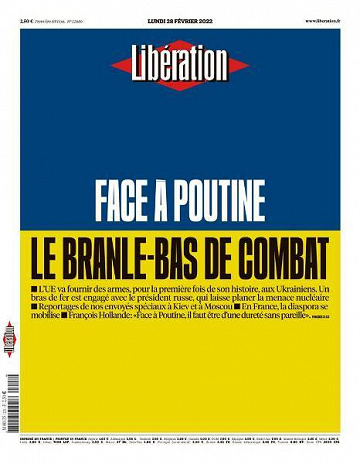 Libération du Lundi 28 Février 2022