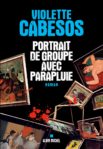 Violette Cabesos - Portrait de groupe avec parapluie