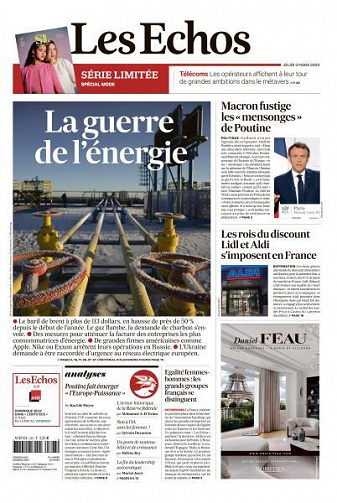 Les Echos du Jeudi 3 Mars 2022