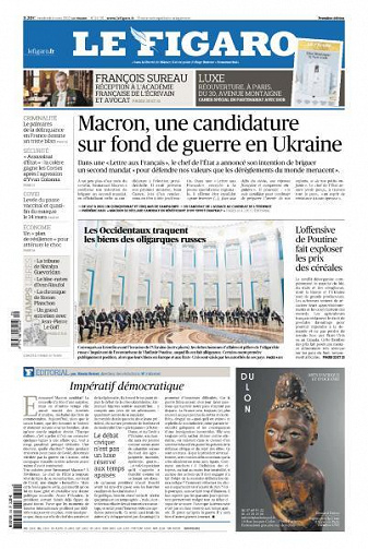 Le Figaro du Vendredi 4 Mars 2022