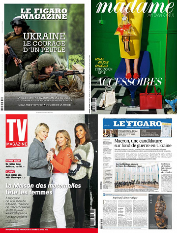 Pack Le Figaro et ses 3 suppléments - Vendredi 4 Mars 2022