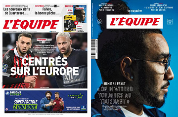 Pack L’Equipe + L’Equipe Magazine - Samedi 5 Mars 2022