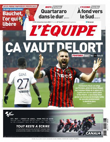 L’equipe du Dimanche 6 Mars 2022