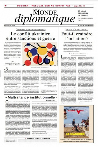 Le Monde Diplomatique N°816 - Mars 2022