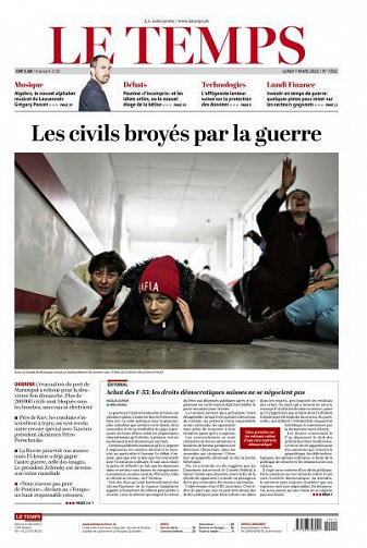 Le Temps - 7 Mars 2022