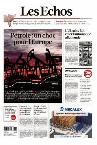 Les Echos du Mardi 8 Mars 2022