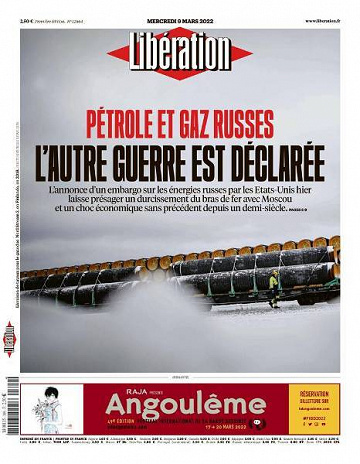 Libération du Mercredi 9 Mars 2022