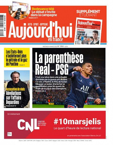 Aujourd’hui en France - 9 Mars 2022