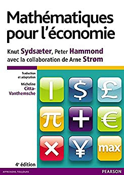 Mathématiques pour l'économie OCR (livre + solutionnaire) - Knut Sydsæter