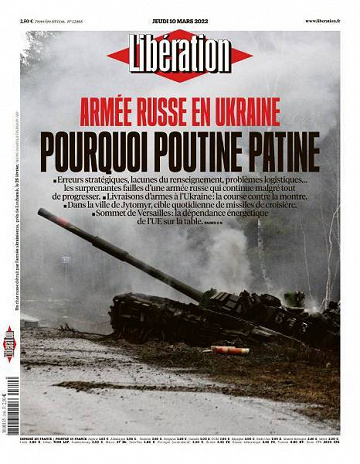 Libération du Jeudi 10 Mars 2022