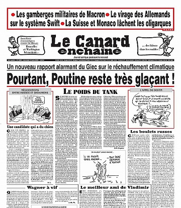 Le Canard enchaîné - 2 Mars 2022