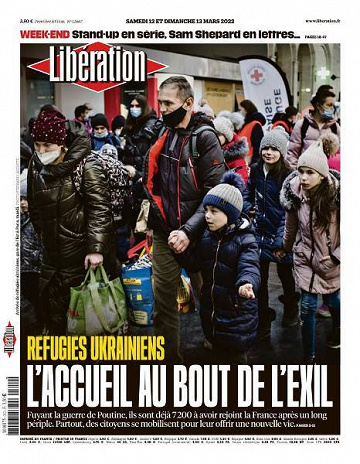 Libération du Samedi 12 et Dimanche 13 Mars 2022