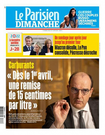 Le Parisien du Dimanche 13 Mars 2022
