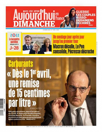 Aujourd’hui en France - 13 Mars 2022