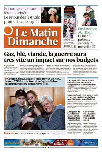Le Matin Dimanche - 13 Mars 2022