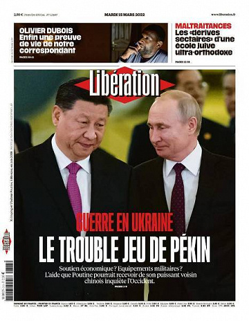 Libération du Mardi 15 Mars 2022