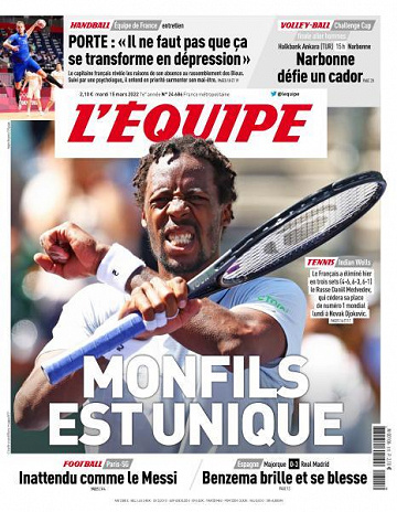 L’equipe du Mardi 15 Mars 2022