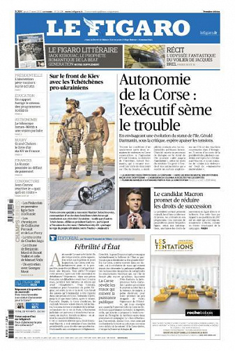 Le Figaro du Jeudi 17 Mars 2022