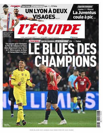 L’equipe du Jeudi 17 Mars 2022