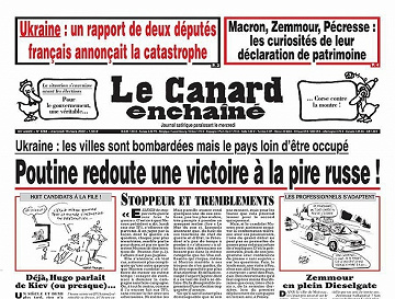 Le Canard enchaîné - 16 Mars 2022