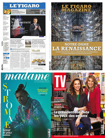 Pack Le Figaro et ses 3 suppléments - Vendredi 18 Mars 2022Pack Le Figaro et ses 3 suppléments - Vendredi 18 Mars 2022