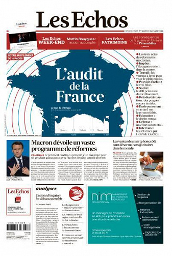 Les Echos du Vendredi 18 et Samedi 19 Mars 2022