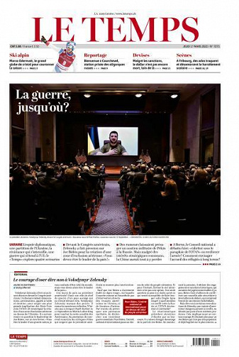 Le Temps - 17 Mars 2022