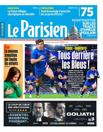 Le Parisien du Samedi 19 Mars 2022