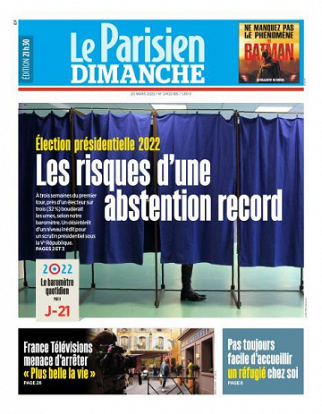 Le Parisien du Dimanche 20 Mars 2022
