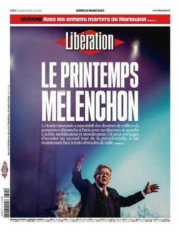Libération du Lundi 21 Mars 2022