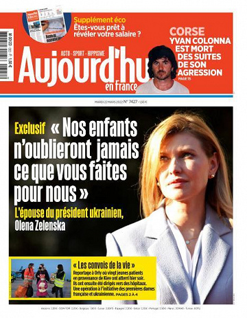 Aujourd’hui en France - 22 Mars 2022