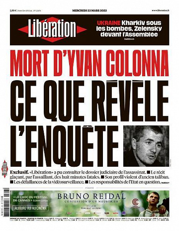 Libération du Mercredi 23 Mars 2022