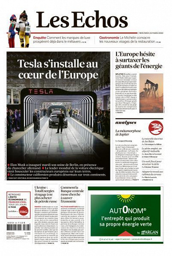 Les Echos du Mercredi 23 Mars 2022