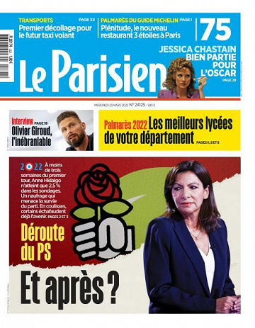 Le Parisien du Mercredi 23 Mars 2022