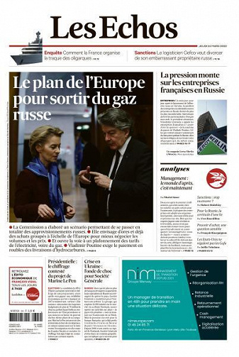Les Echos du Jeudi 24 Mars 2022