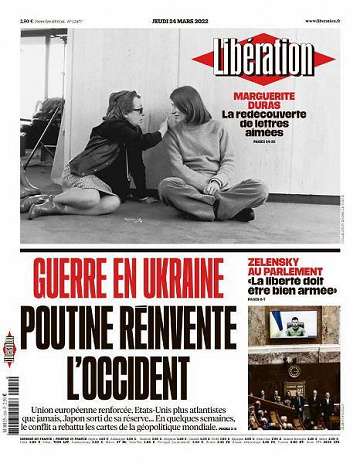 Libération du Jeudi 24 Mars 2022