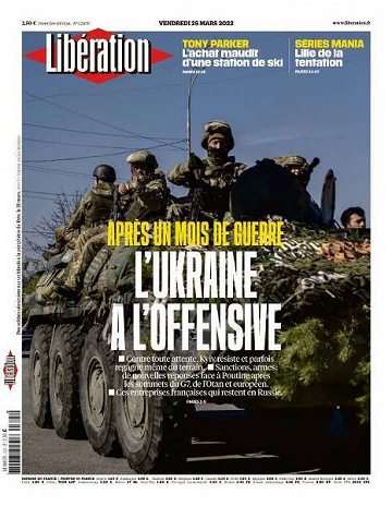 Libération du Vendredi 25 Mars 2022