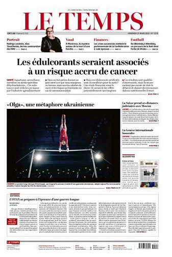 Le Temps - 25 Mars 2022