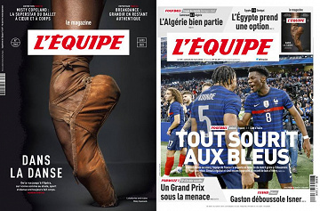 Pack L’Equipe + L’Equipe Magazine - Samedi 26 Mars 2022