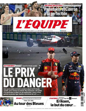 L’equipe du Dimanche 27 Mars 2022