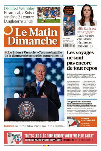 Le Matin Dimanche - 27 Mars 2022
