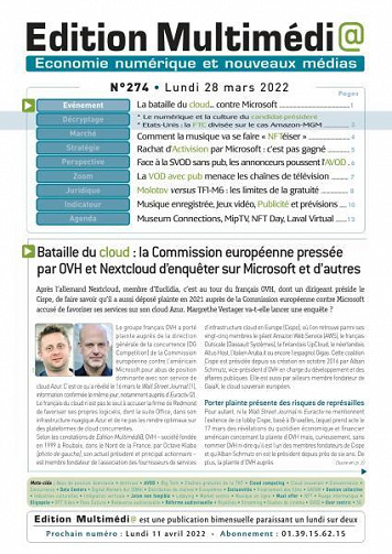 Édition Multimédia - 28 Mars 2022