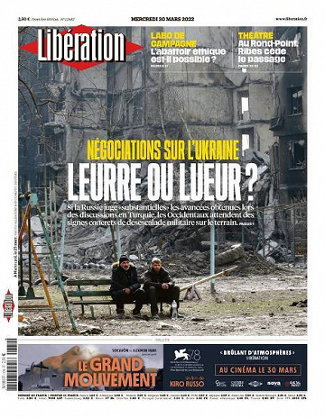 Libération du Mercredi 30 Mars 2022